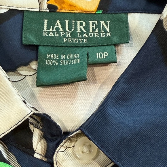 RARE Vintage 90s Polo Ralph Lauren Silk Shirt RRL - Picture 2 of 12
